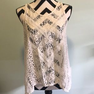 Lace tank